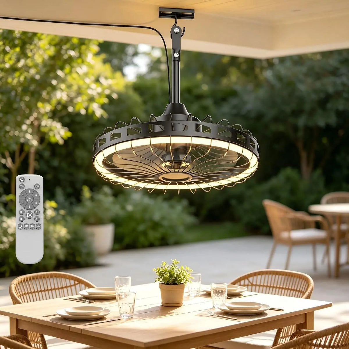 Ventilator IP65 mit Fernbedienung und wasserfeste Ausführung