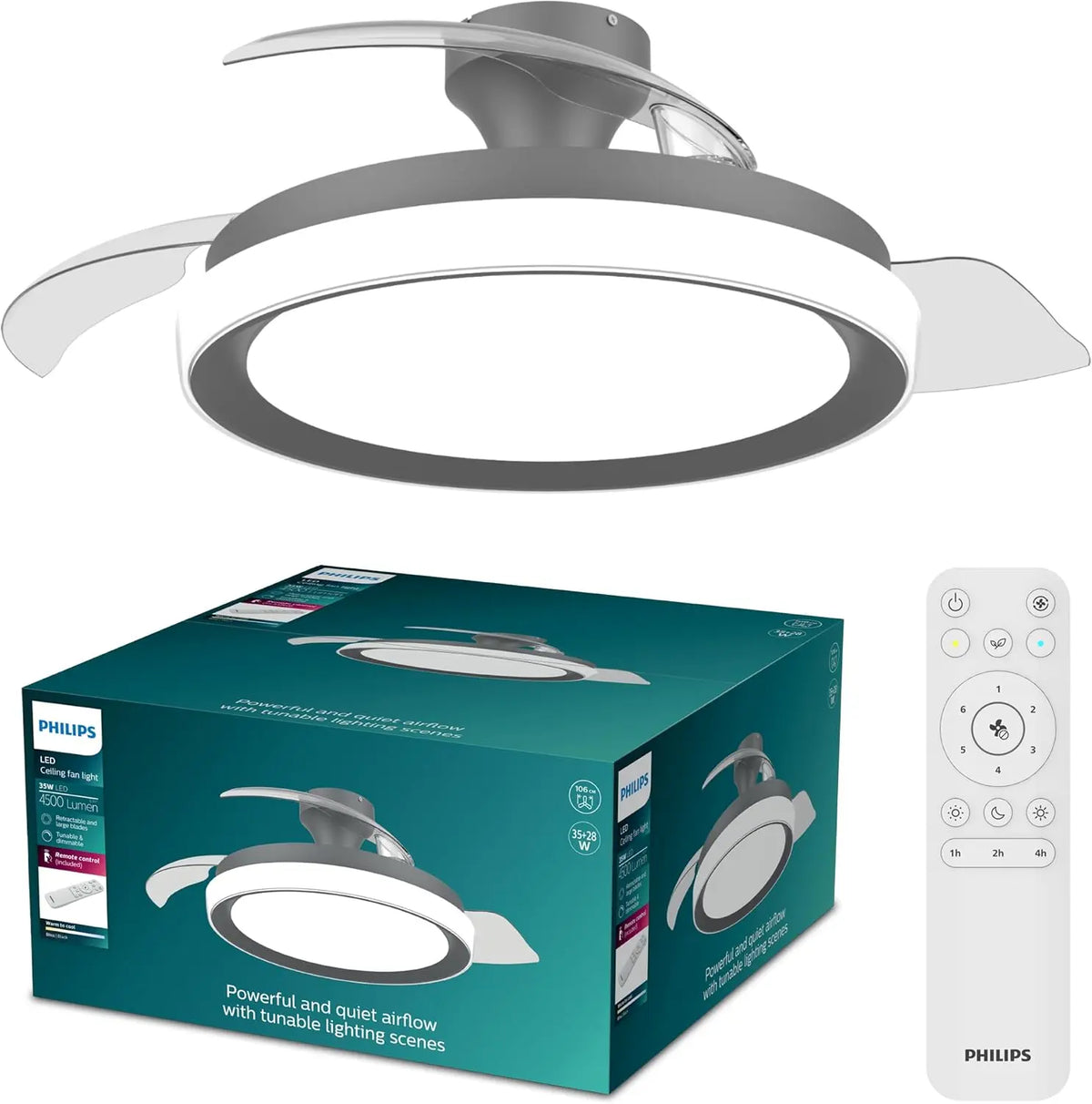 Philips Ventilator 106 cm Schwarz
