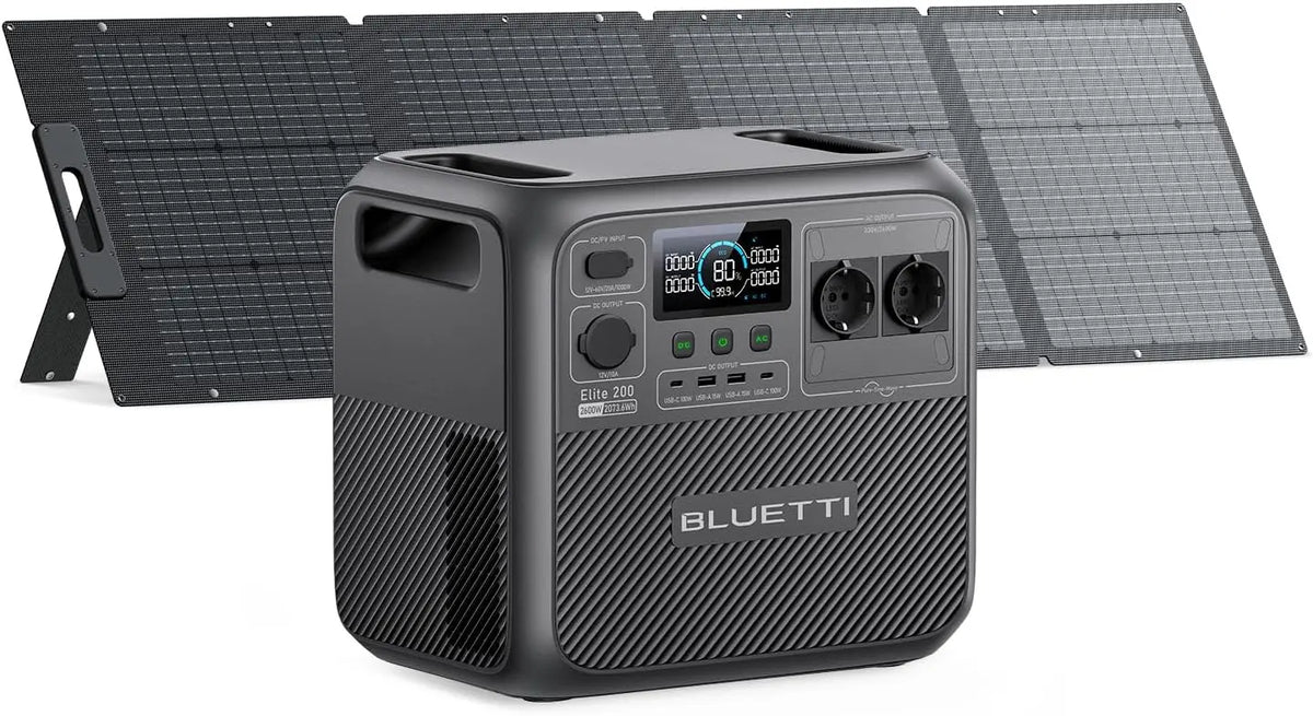 Inverter-Stromerzeuger 200W mit Solarfunktion