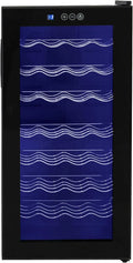 Kühlschrank 78L mit Fernbedienung und Display Schwarz