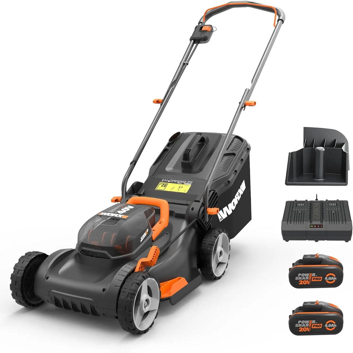 Rasenmäher WG743E 40 V 40cm für Haushalt und Alltag