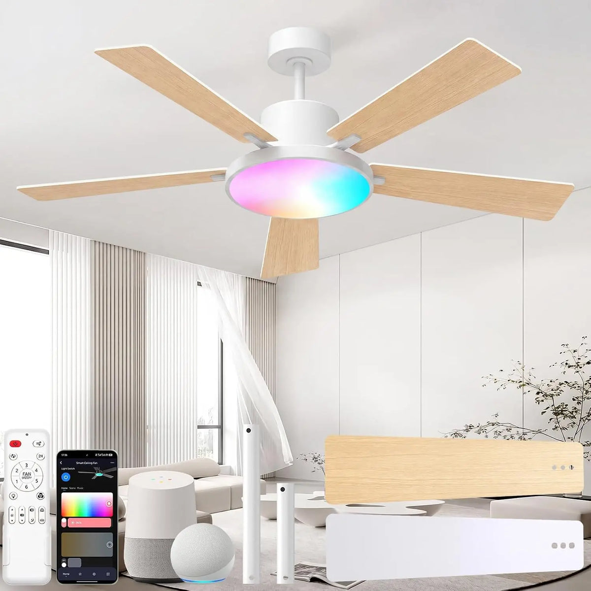 Ventilator 132cm für Haushalt und Alltag