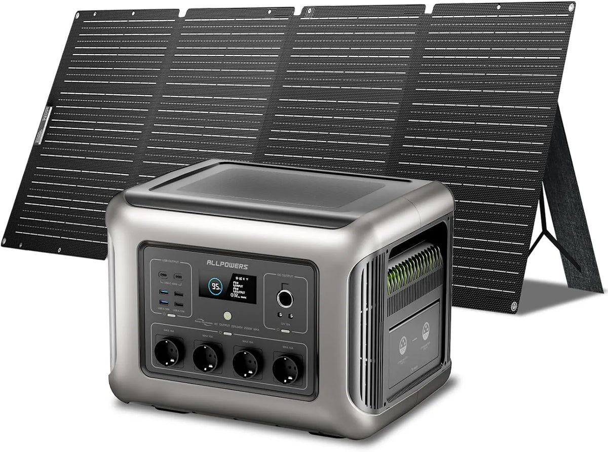 Inverter-Stromerzeuger R2500 200W mit Solarfunktion