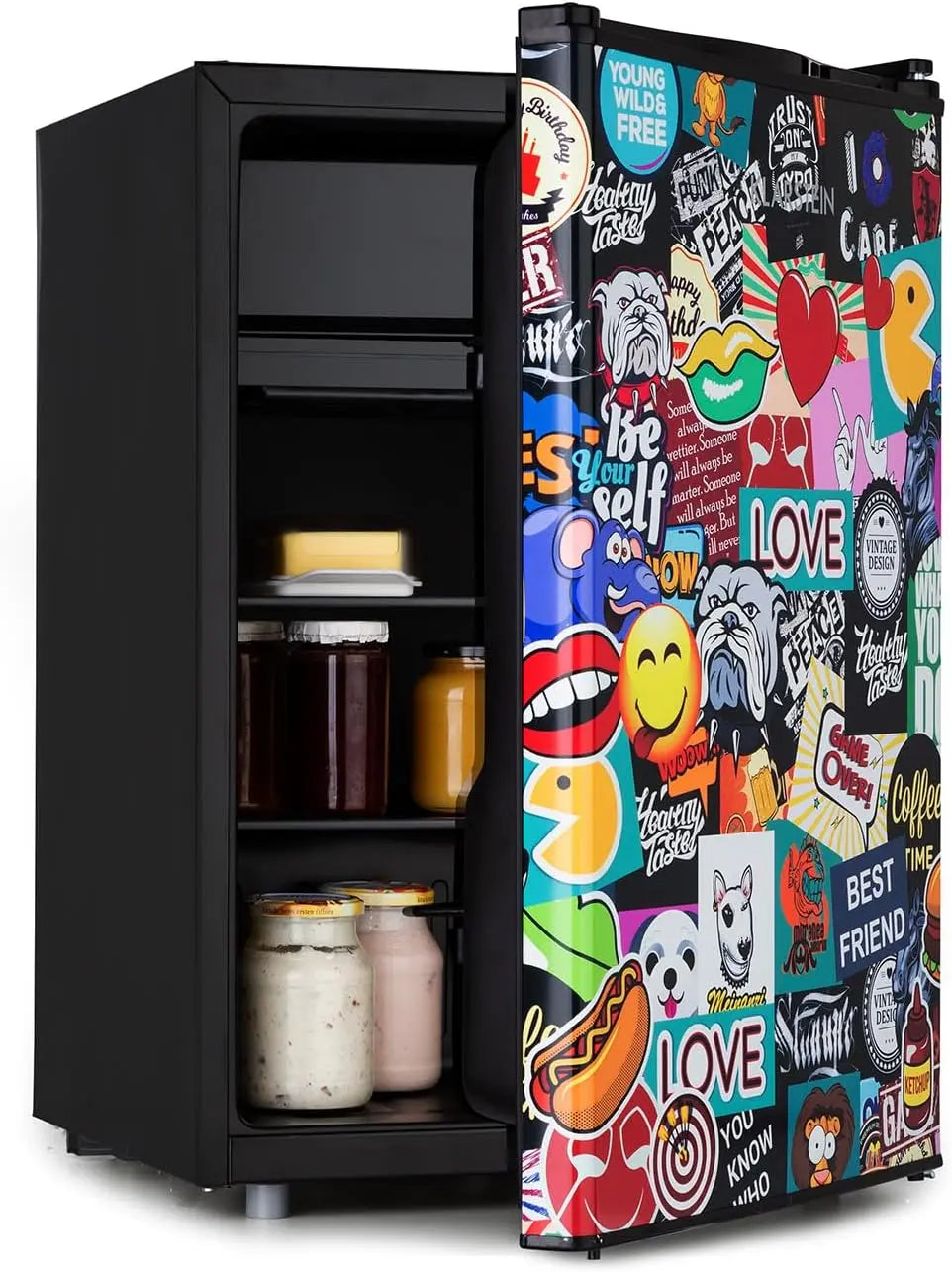 Kühlschrank 70 Liter 42 dB Schwarz