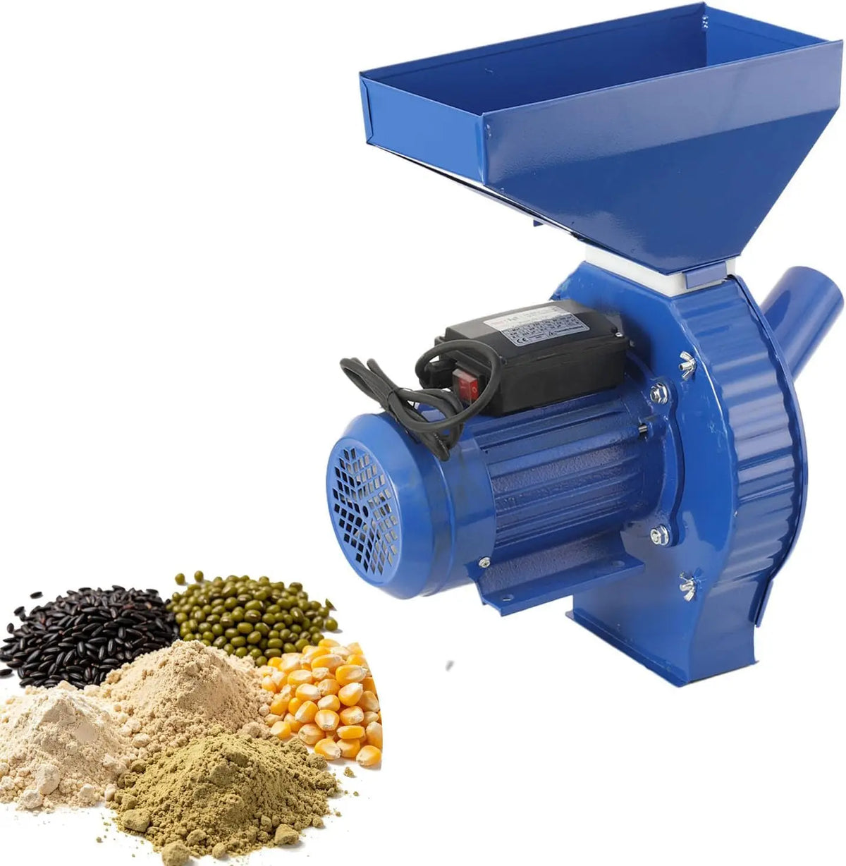 Getreidemühle 1100W mit Edelstahl