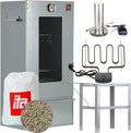 Inverter-Stromerzeuger 81 cm mit Edelstahl Silber
