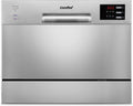 COMFEE Geschirrspüler TD602E mit Display Silber