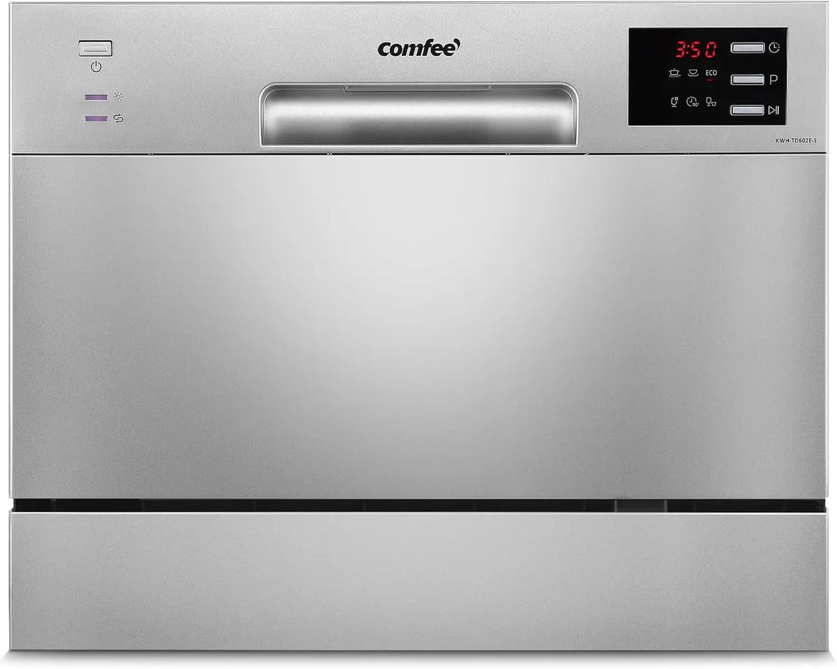COMFEE Geschirrspüler TD602E mit Display Silber