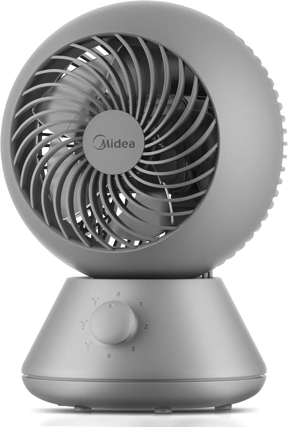 Midea Ventilator MDF24JG 32cm mit Schwenkfunktion Weiß