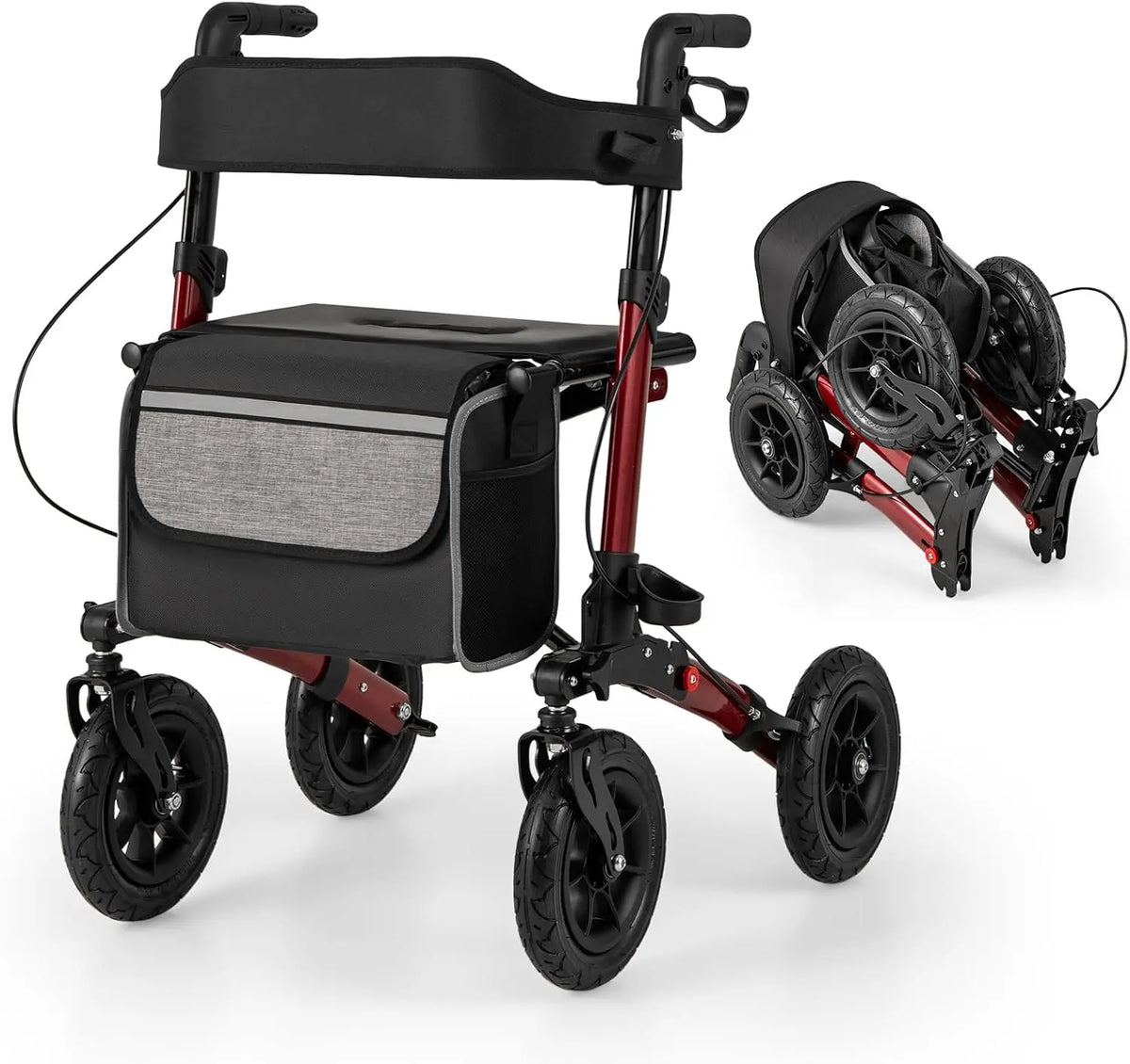Möbel 2 in 1 mit faltbare Ausführung Rot