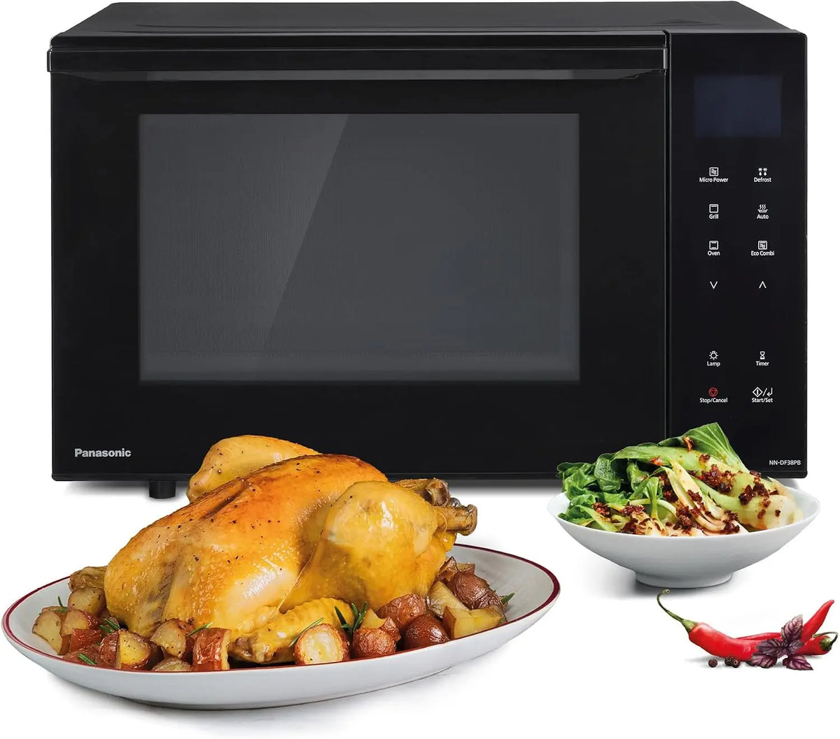 Mikrowelle DF38PBEPG 1000 W 23 l Schwarz