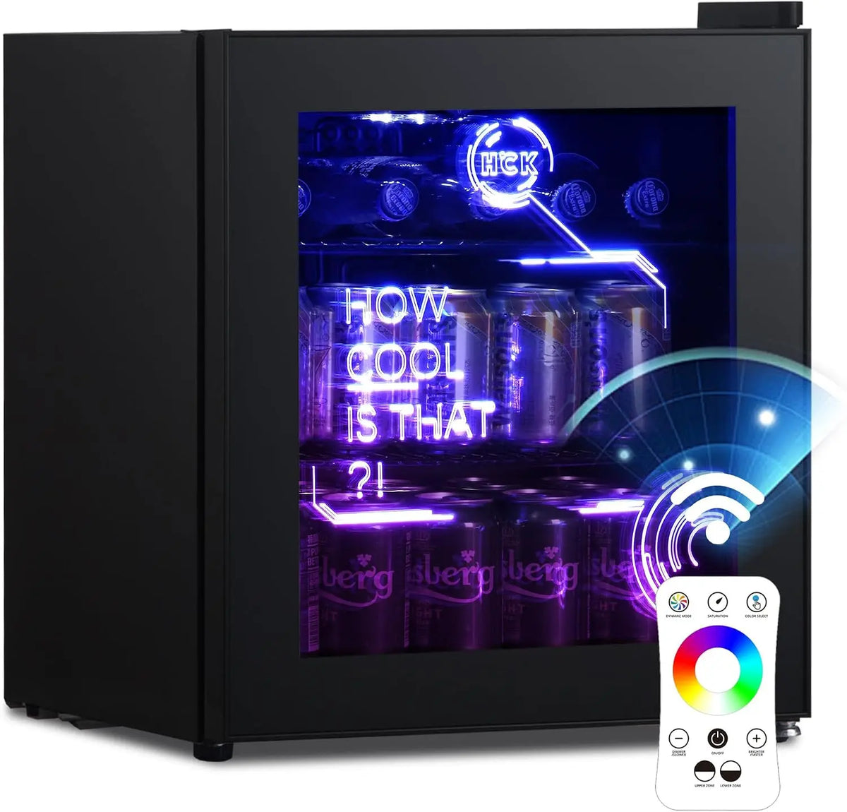 Kühlschrank 48L 39dB Schwarz für Haushalt und Alltag