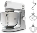 Küchenmaschine 1000W 5L mit Edelstahl Weiß