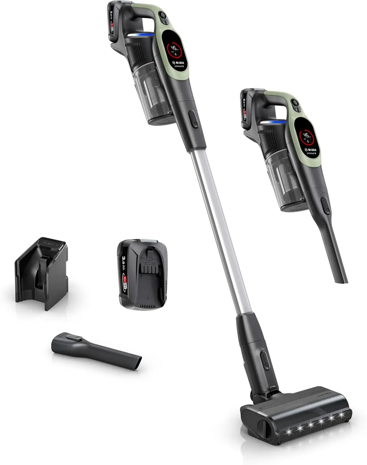 Bosch Staubsauger BBS921TBA mit Display Grün