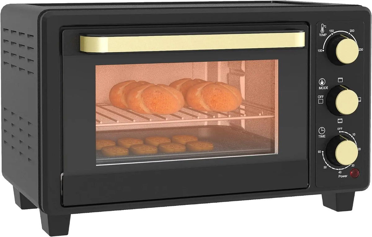 Einbau-Herd-Set 1400W 16 L mit Timer Schwarz