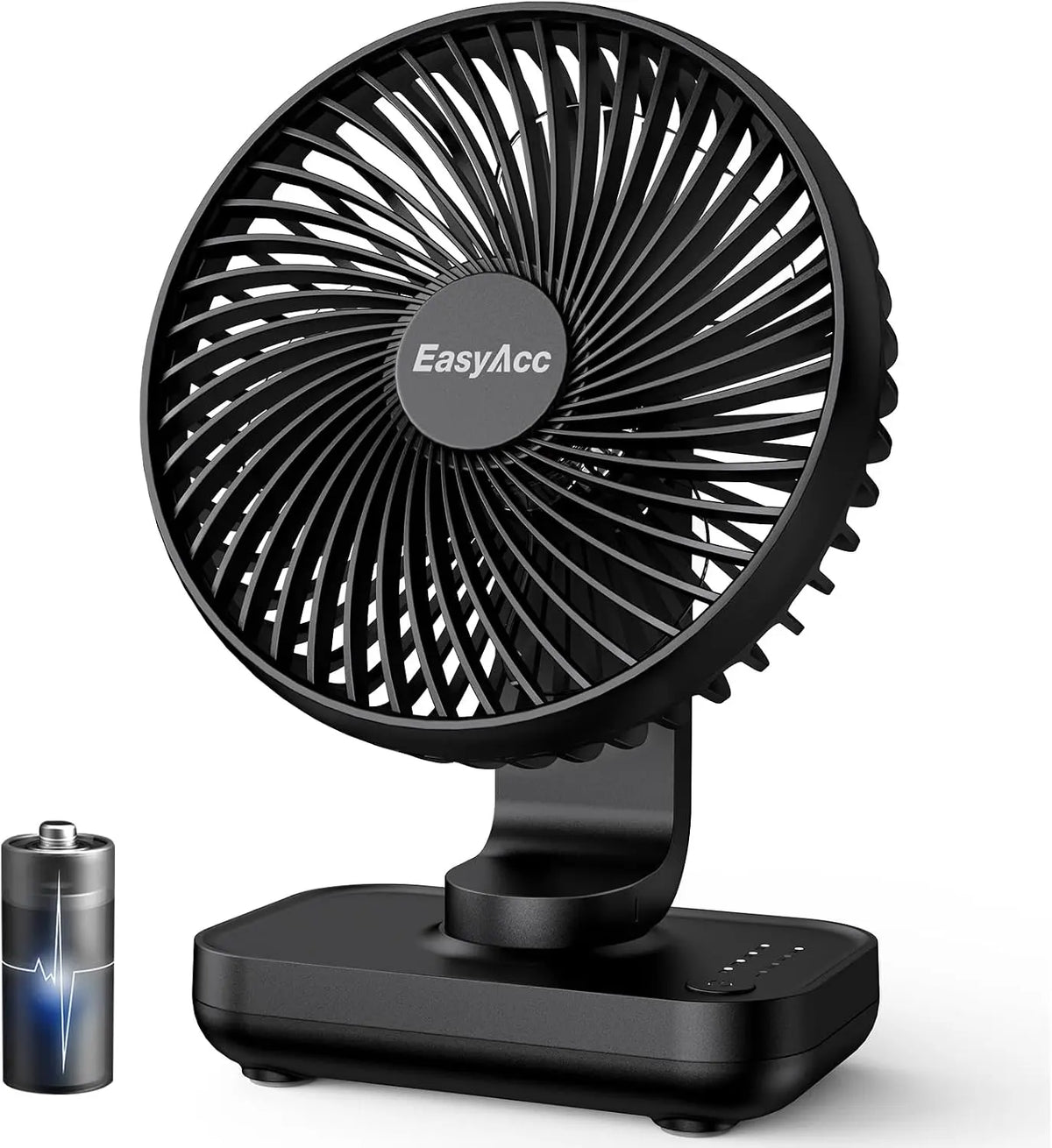 Ventilator Schwarz für Haushalt und Alltag