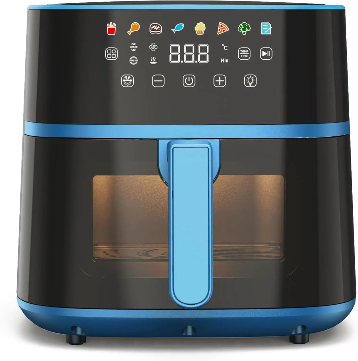 Heißluftfritteuse 1700W 6L mit Display und Timer
