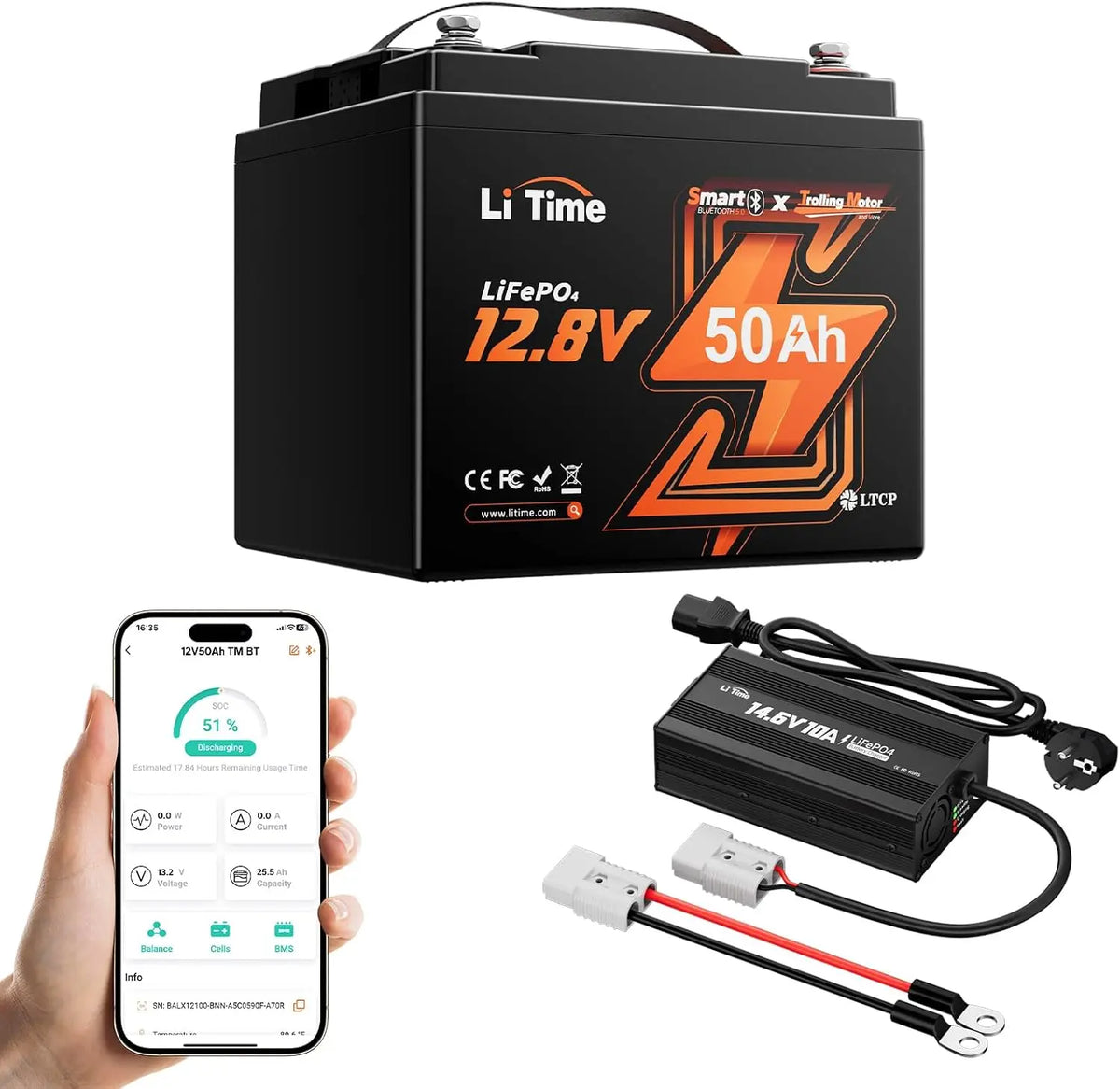 Fahrzeugzubehör 12 V 50Ah für Haushalt und Alltag