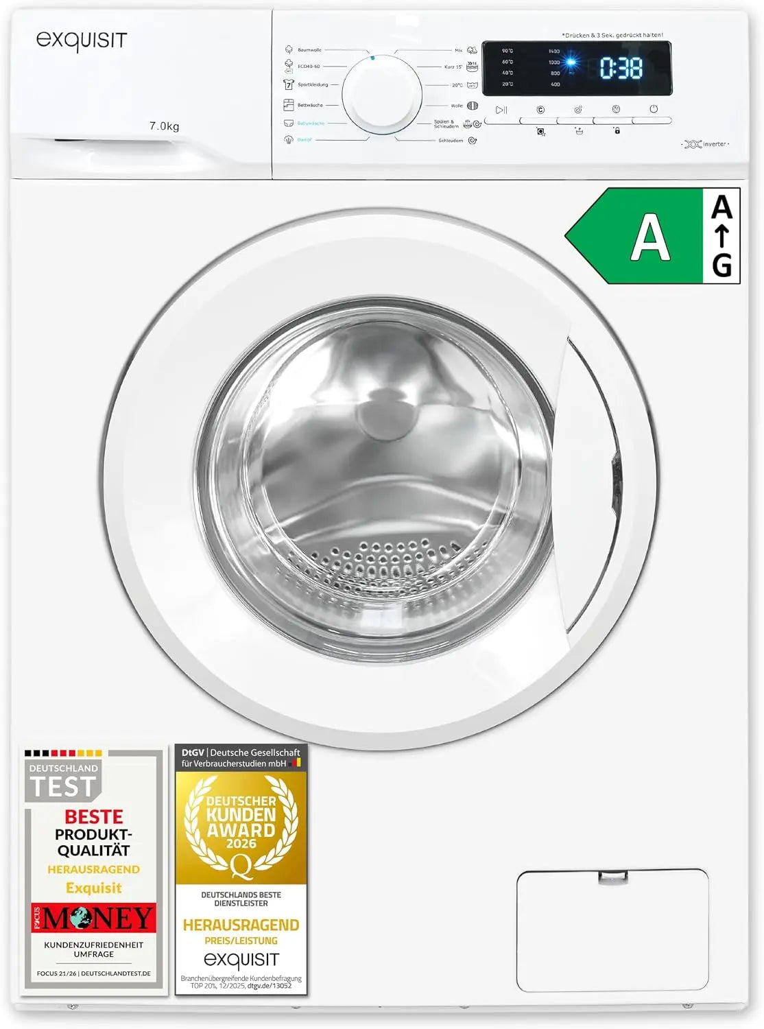 Waschmaschine Weiß für Haushalt und Alltag