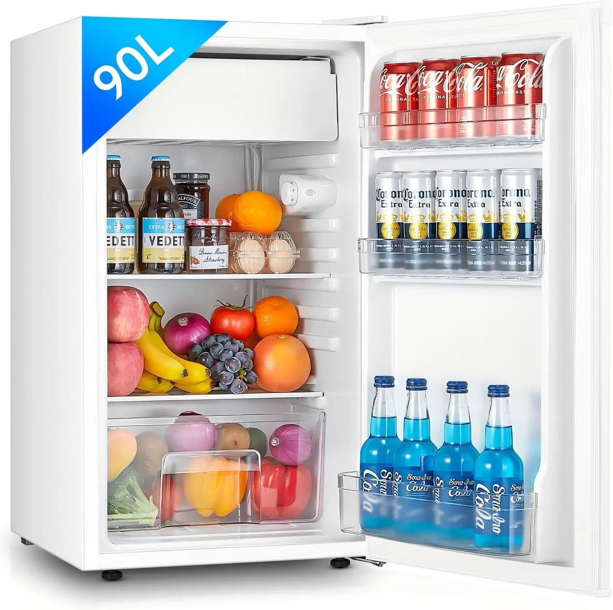 Kühlschrank 90L für Haushalt und Alltag
