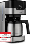 Medion Kaffeemaschine MD18458 1,2 Liter mit Display und Timer Silber