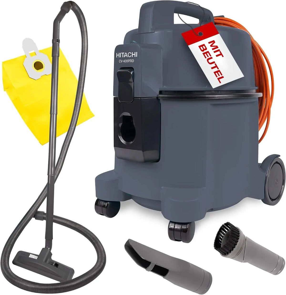 Staubsauger CV-400P 880W 4,5L 74 dB Grau