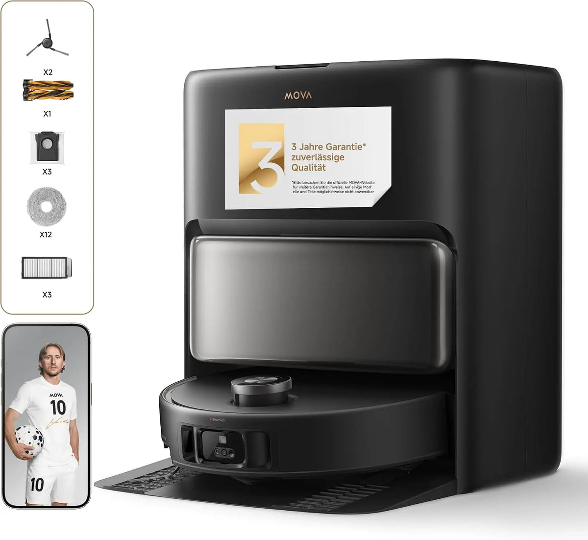 Staubsauger V50 Schwarz für Haushalt und Alltag