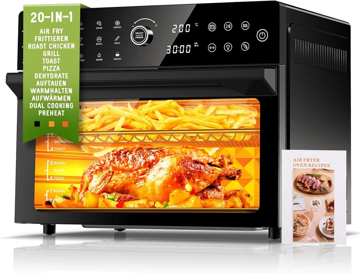 Heißluftfritteuse 1800W 30L mit Timer
