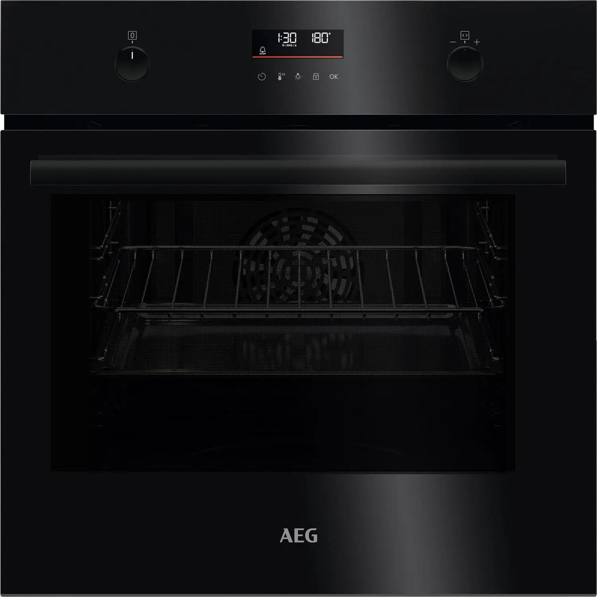 AEG Einbau-Herd-Set BPE53516AB mit Display Schwarz
