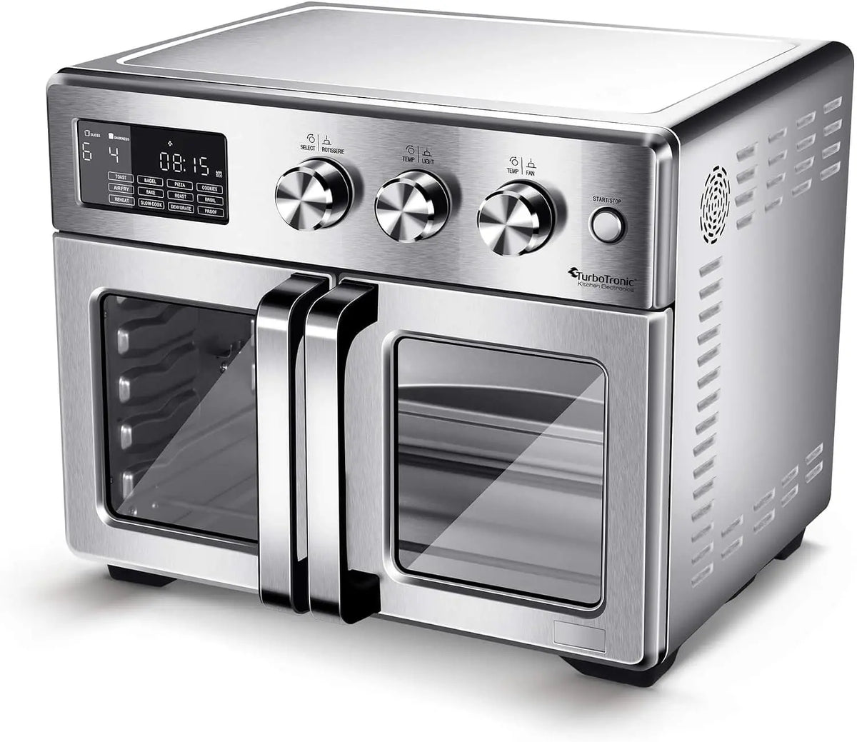 Heißluftfritteuse 32L 4in1 Silber