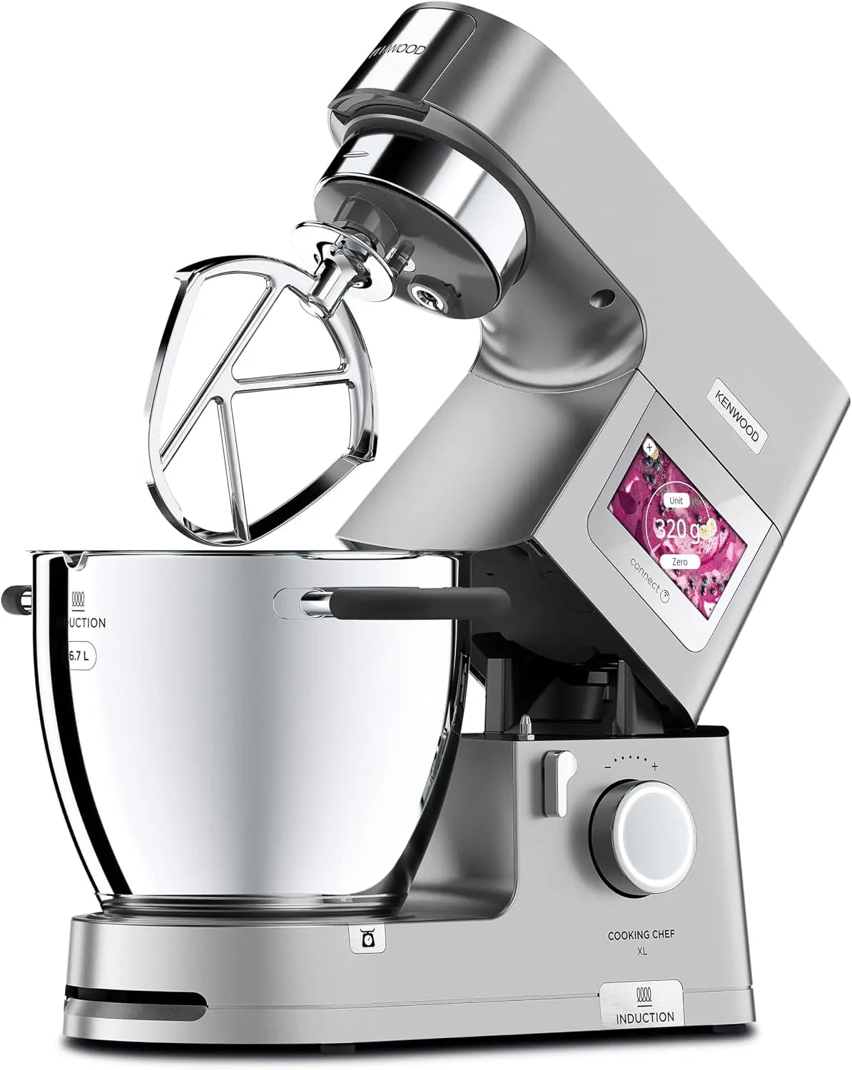 Küchenmaschine KCL95 1500W 6,7 L mit Edelstahl Silber