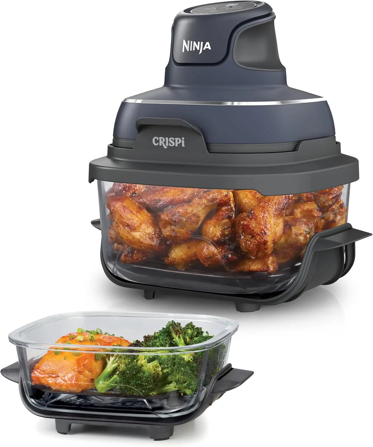 Heißluftfritteuse 1700 W 3,8 l Grau