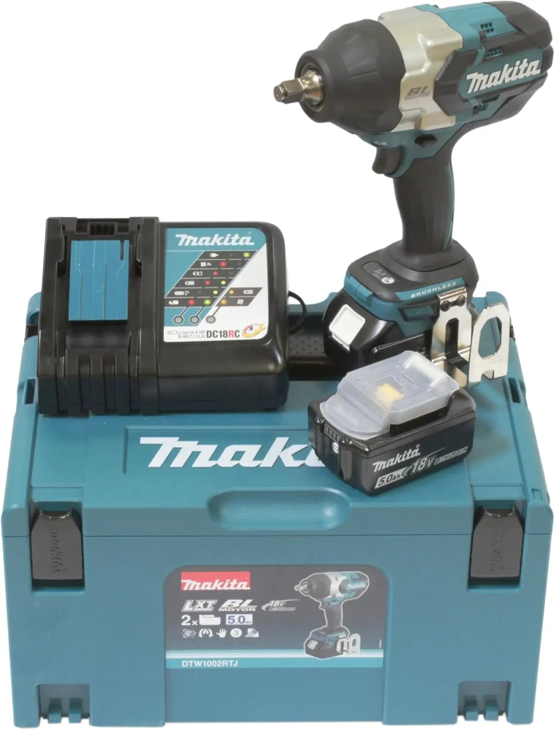 Makita Akku-Drehschlagschrauber DTW1002RTJ 18 V 5,0 Ah