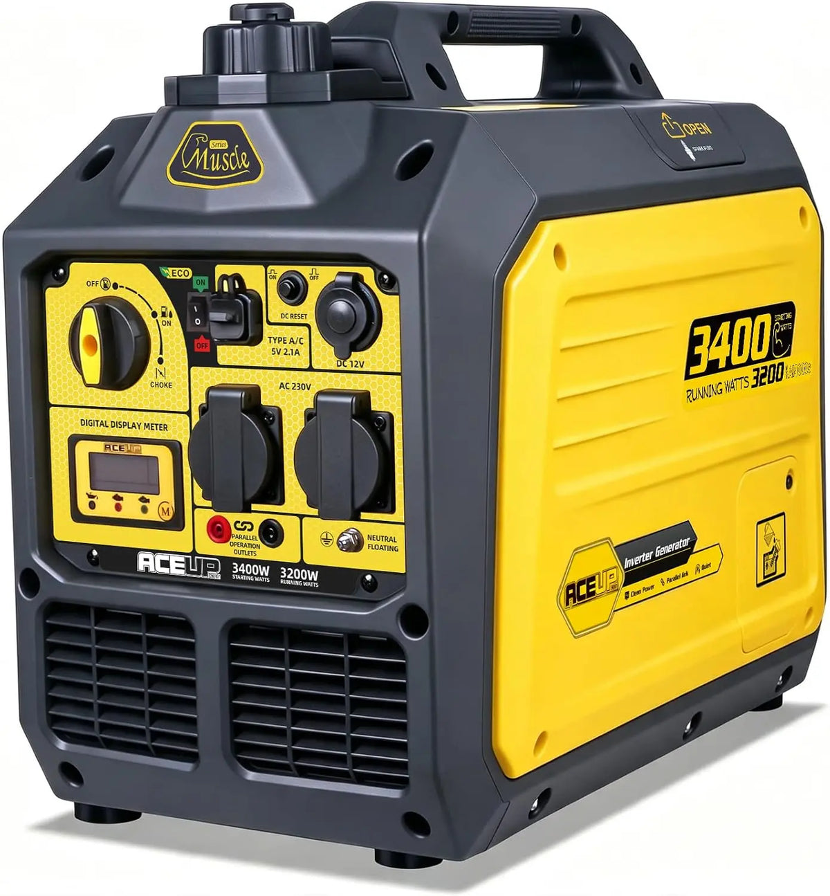 Inverter-Stromerzeuger 3400W für Haushalt und Alltag
