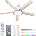 DREO Ventilator 132 cm mit Fernbedienung und Timer Weiß