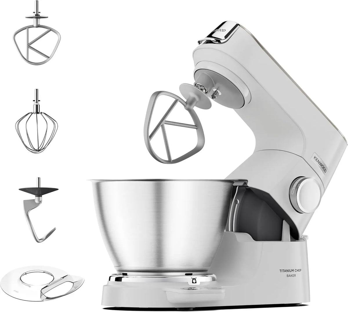 Küchenmaschine KVC65 1200 W 5 l mit Edelstahl Weiß