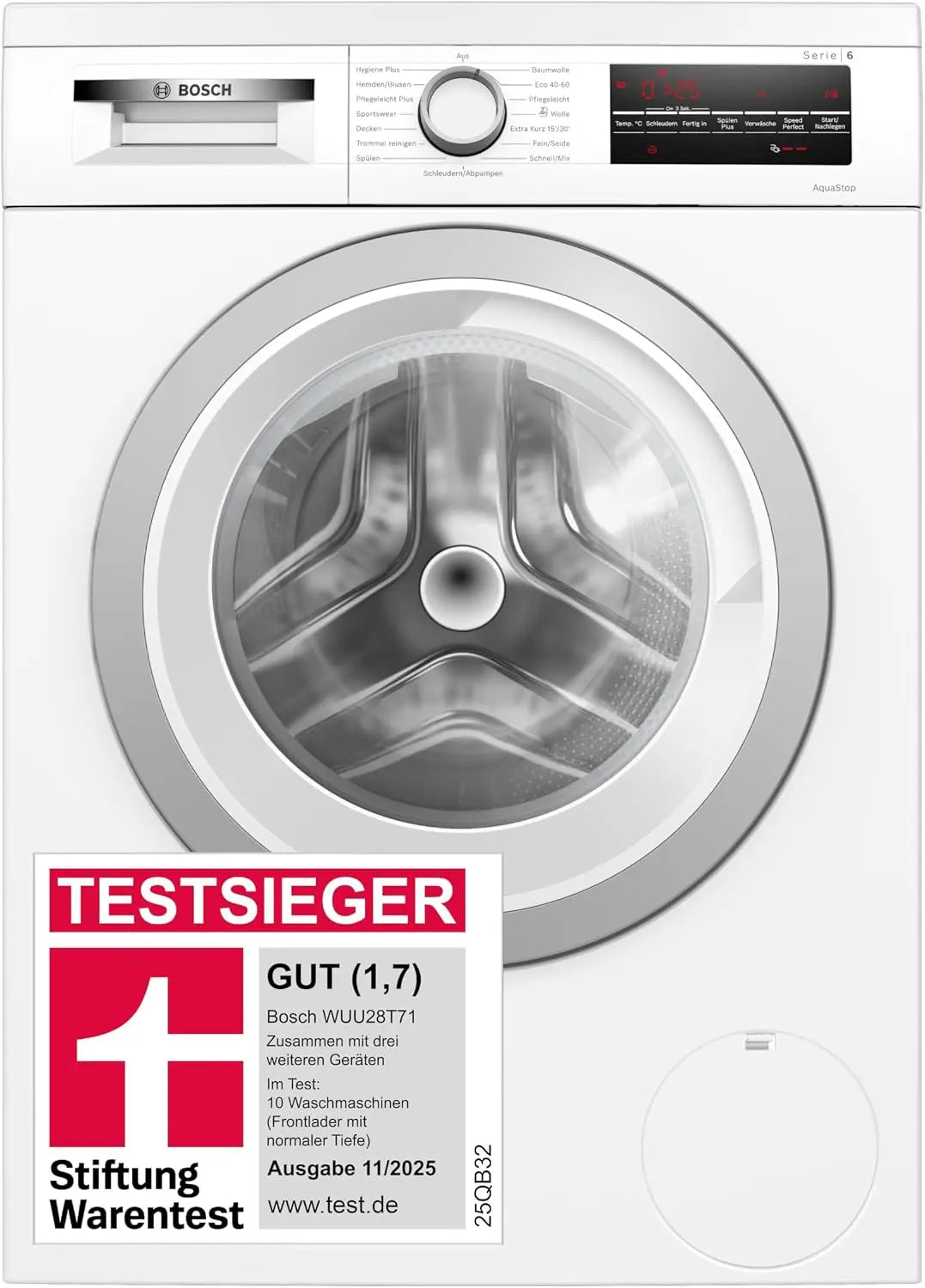 Bosch Waschmaschine WUU28T71 für Haushalt und Alltag