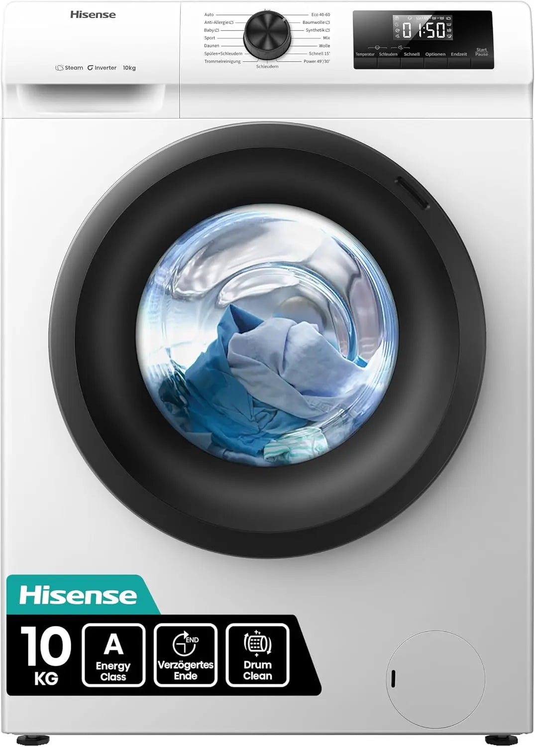 Hisense Waschmaschine Weiß für Haushalt und Alltag