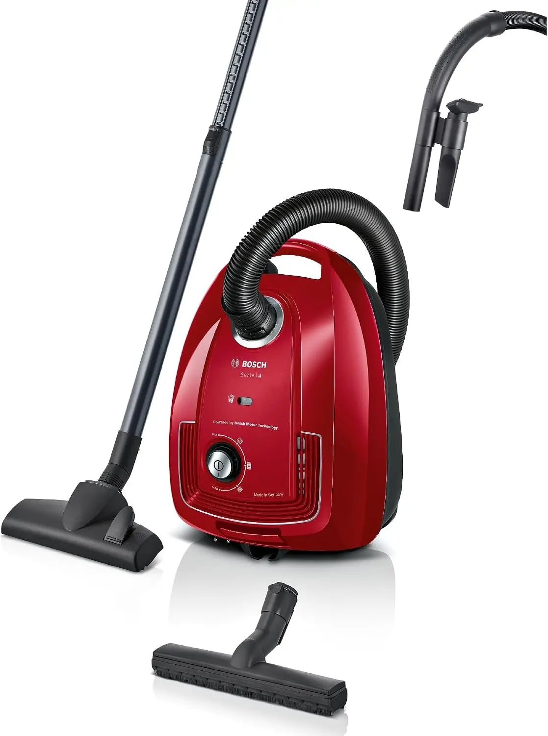 Bosch Staubsauger BGD38RD1H 600 W Rot