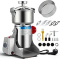 Getreidemühle 220 V 3500W mit Edelstahl Silber