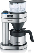 Severin Kaffeemaschine 1l mit Timer und Edelstahl Schwarz