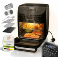 Heißluftfritteuse 12 L Schwarz