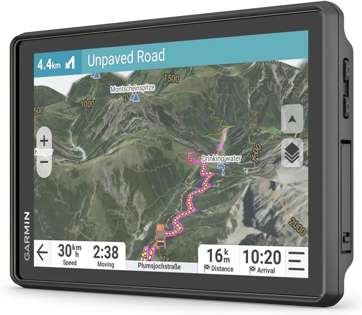 Garmin Tread 2 - Overland Edition, Navigationsgerät