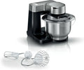 Bosch Küchenmaschine 900 W 3,8 l mit Edelstahl Schwarz