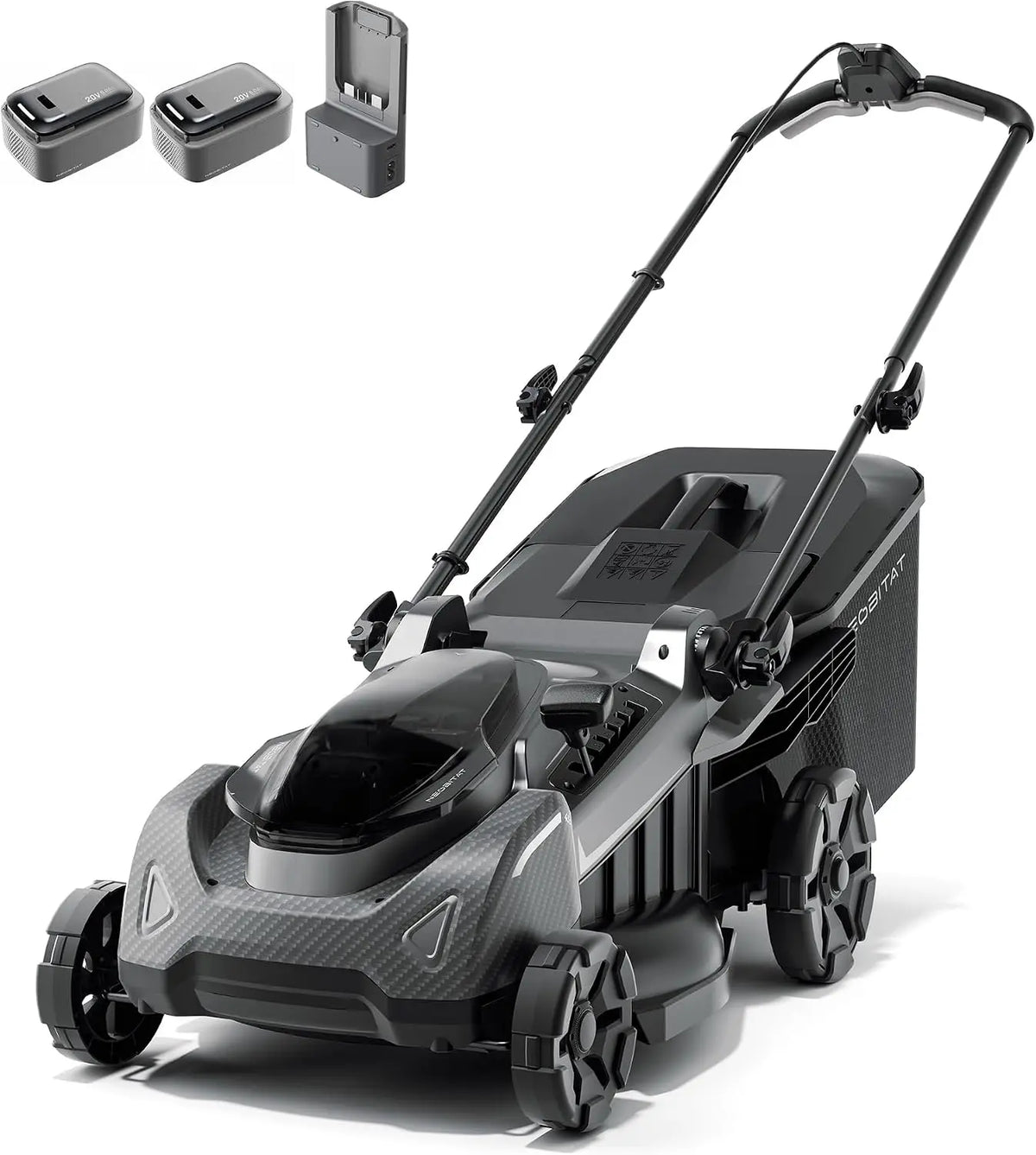 Rasenmäher 40 V 43 cm 5,0 Ah für Haushalt und Alltag