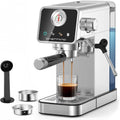 Kaffeemaschine 1,1 L mit Edelstahl Silber