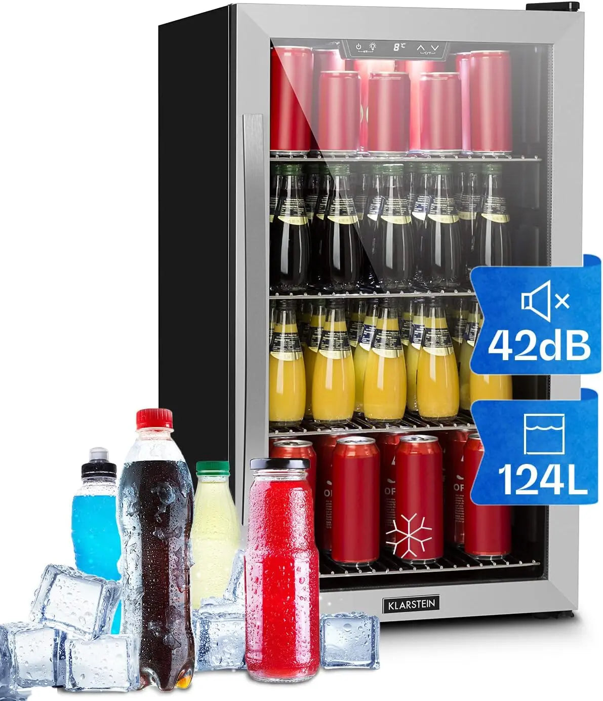 Kühlschrank 124 L Schwarz für Haushalt und Alltag