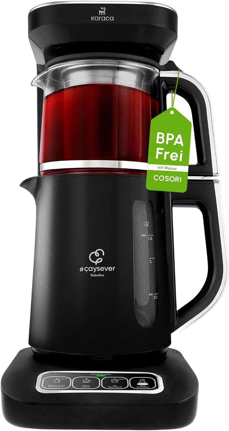 Kaffeemaschine 2500W Schwarz für Haushalt und Alltag