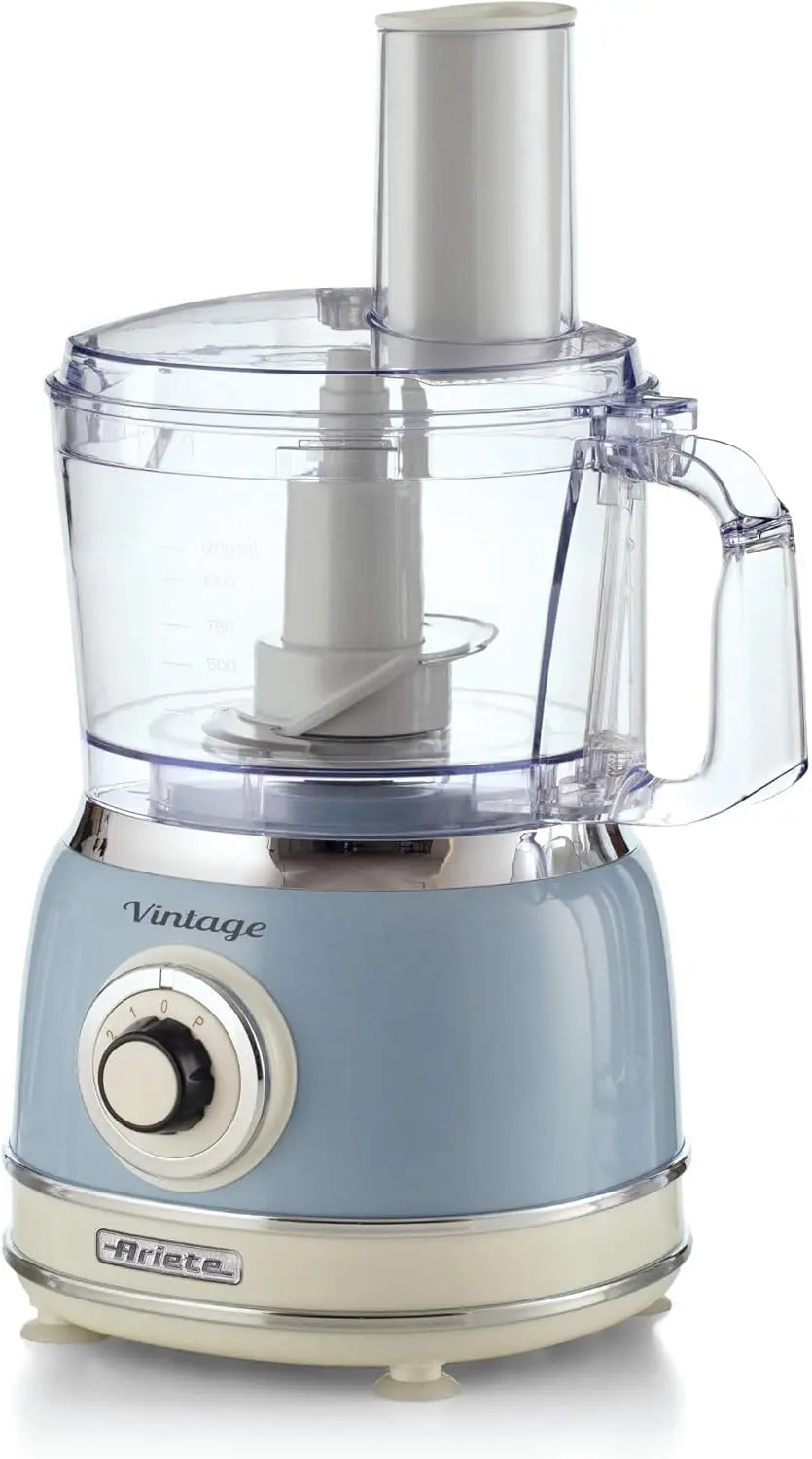 Küchenmaschine 1000 W 1,2 l mit Edelstahl Blau
