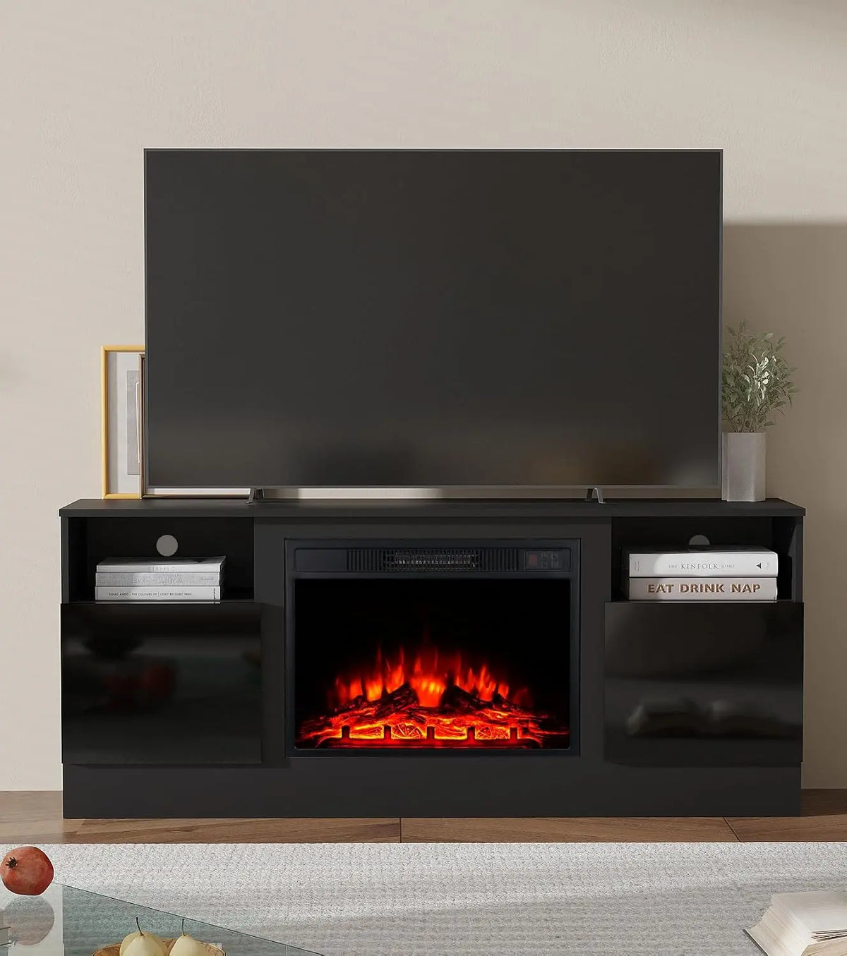 Möbel 58.8cm Schwarz für Haushalt und Alltag